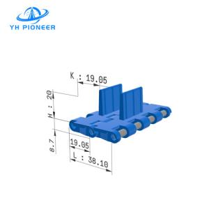 Wholesale Easy to Clean Modular Belt with Flights for Sanitary Conveying in Food and Pharmaceutical Industries from china suppliers