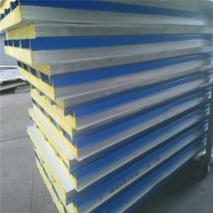 Wholesale blue color insulated glass wool sandwich roof panel 5500 x 960 x 50mm from china suppliers