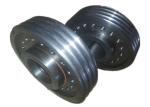 High Polymer 50m Capcacity Grooved Winch Drum , Metal Cable Drum For Assembly