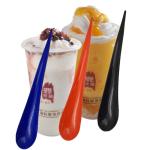 Biodegradable Ice Cream Spoons Creative Plastic Drop Style Multi Color PS