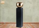 Round Clay Flower Pots Gold Foil Or Frosted Finish