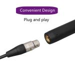 Gold Plated Studio Recording Condenser Microphone 176g Plug And Play