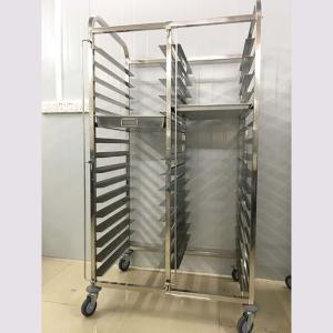 Wholesale Commercial Polished Stainless Steel Tray Cart Trolley For Bread Cake Baking from china suppliers