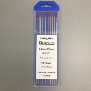 Wholesale Tungsten Electrodes Welding Rod Red Tip 2% Thoriated 2.4mm*175mm For TIG Welding from china suppliers