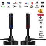 Indoor Outdoor Satellite Amplified Digital Hdtv Car Tv Antenna for 75Ω Input