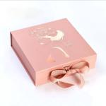 Book Type Keepsake Folding Cardboard Boxes Organizer Packaging ODM