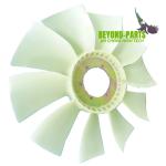 catererpillar 320D Excavator Spare Parts Fan Blade 6 Holes 10 Blade 145MM