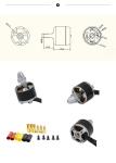 Brotherhobby 2812 980kv rc small helicopter Brushless Motor DC Motor outrunner