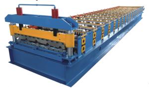 Wholesale 840 Roofing Sheet Roll Forming Machine , Blue Corrugated Roof Sheet Making Machine from china suppliers