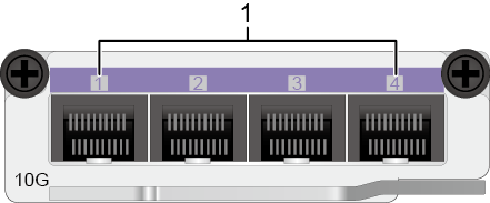 ES5D000X4S01 Huawei 4 Port 10 GE SFP Front Optical Interface Card With ES5D00ETPB00 Card