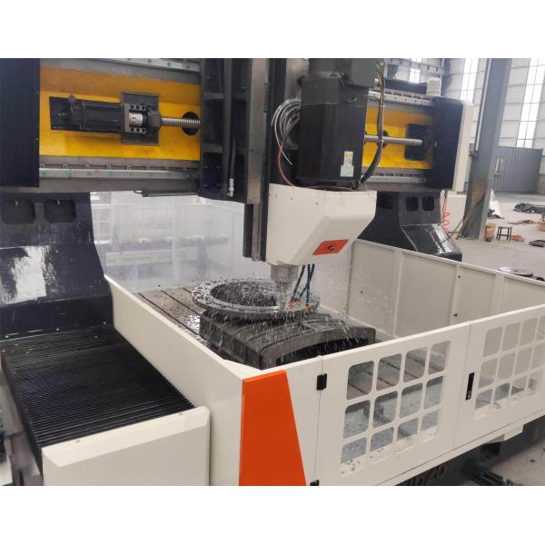 1200x1200 Mm Workpiece Size CNC Plate Drilling And Milling Machine 600 Mm Gantry Height