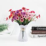 20x30cm Artificial Flower Bouquet Violet Flower Bundle for Wedding Home Decor