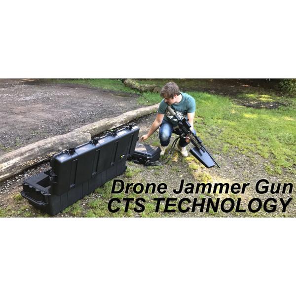Gun Design Drone Frequency Scrambler , Drone Communication Jammer All In One