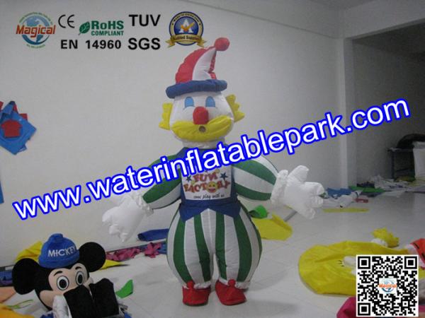Oxford Fabric Advertising Inflatable Cartoon Characters Moving Vivid