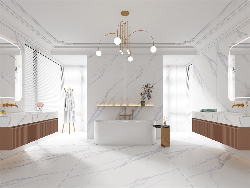 Wholesale Carrara White Matte Sintered Stone Slabs 1420x2700mm AAA Grade from china suppliers