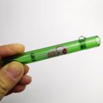 Professional Pyrex Glass Oil Burner Chillum One Hitter Piece With Label