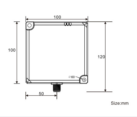 Newest RF-HZ80L 80*80mm Square High Frequency RFID Reader