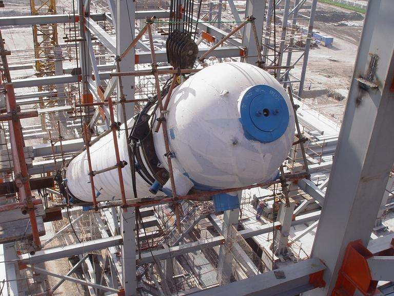 Pressure Vessel Boiler Steam Drum Fire / Water Tube ASME Certification