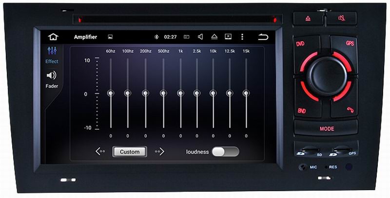 Ouchuangbo car multimedia gps system for Audi A6 1997-2004 with 1080P video wifi multiple amplifiers sound ROM 16GB