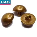 Silver Custom Metal Buttons Hemispherical Vintage Metal Buttons 25mm
