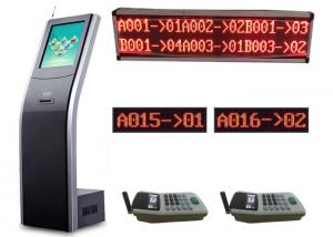 China Smart User Management Infrared Touch Token Number Machine Bank Queue System on sale