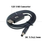 High Quality Voltage Booster Step Up Charger 5.5x2.1mm DC 5V to 12V USB Power