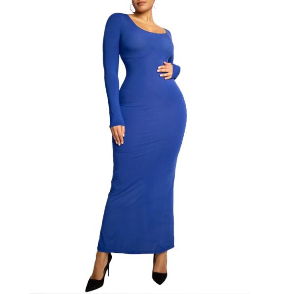 Maxi Standard Sustainable Dress Bodycon Shapewear with Tightening and Light Shaping