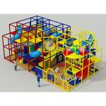Great Rainbow Theme Indoor Playground Equipment Amusement Park Kids Play Area