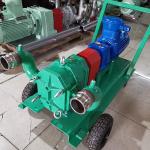 FDA Hand Cart Mobile Diesel Pump NBR Rubber Pressure Resistant