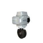 SS Quick Open Electric Actuator Flange Connection IP67 Electric Ball Valve