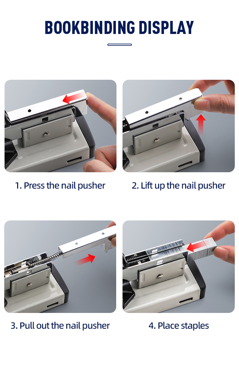 High Capacity 240 Sheets Heavy Duty Stapler Machine for Office Binding Needs