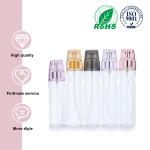 200/250ml Plastic Transparent Clear Cylindrical Bottle With White/Black/Yellow