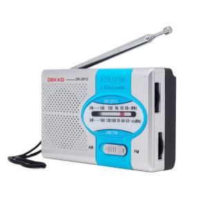 Wholesale Sliver Golden OEM AM FM Stereo Portable Radio Support Earphone FM88-108MHz AM530-1600KHz Ideal for Emergency Situations from china suppliers
