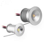 1W Mini Recessed LED Downlights 12V 3V Showcase Room Decorative Lighting Small