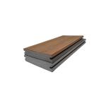 Solid Grooved PVC Decking Composite Flooring for Outdoor Balcony Garden