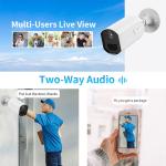 Outdoor Smart Wifi Battery Camera PIR Human Detection Home Surveillance Security
