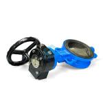 Manual Electric Motorized Valve 2 Inch - 8 Inch Ductile Iron Wafer Butterfly