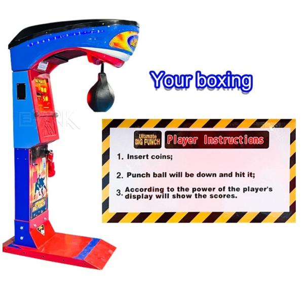 Coin Operated Ultimate Big Punch Ticket Redemption Boxing Arcade Games For Sale