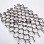 Lance Hex Metal Mesh , Stainless Steel Hexmetal AISI316 1" Depth X 14 Gauge
