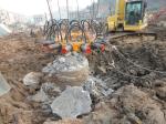 Excavator Mounted Concrete Pile Breaker KP380A Pile diameter 600~1800 mm Max.rod