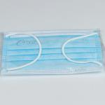 Blue Non Woven No Irritation 3 Ply Individual Packaging Face Masks