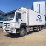 10 wheel 20-25 tons refrigerator truck 6x4 SINOTRUK HOWO truck refrigeration