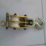 Hoisting Aluminous Alloy Tower Erection Tools Nylon Sheave Tackle QHN Model