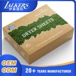 Customized Fabric Softener Washer Sheets Light Weight And Compact Dryer Softener