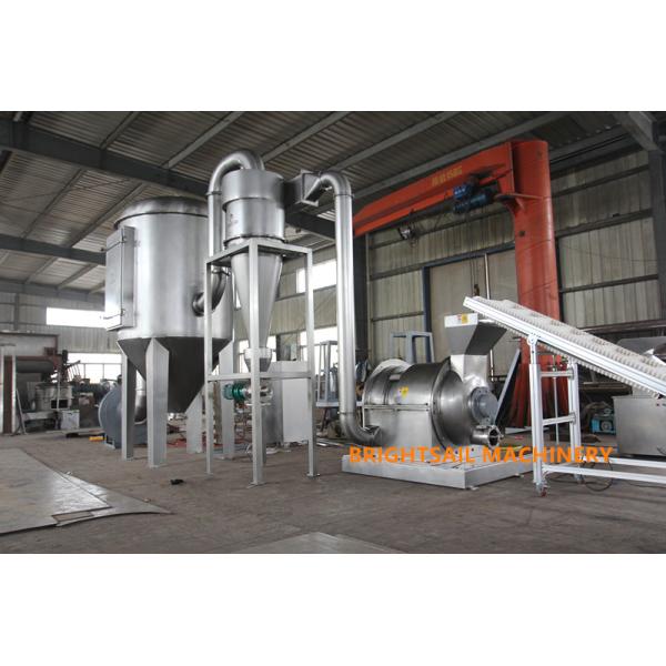 Ss304 Spices Powder Making Machine Chili Hammer Mill 10 To 80 Mesh With Ce