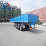 NDRC Announced Enterprise 3 Axle 40ft 50 ton Flatbed Side Wall Semi Trailer Bulk