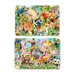 Customize 3d Waterproof Table Place Mat Lenticular Printing Art 0.6mm Pet