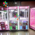 Colorful Park Claw Crane Machine Plush Toys Coin Game Vending Machine