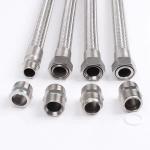 Plastic Lined Stainless Steel Flexible Hose Custom 3-12mm Thickness