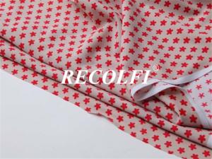 Wholesale Repreve Single Jersey Fabric Women'S Activewear Star Pattern Pinky from china suppliers